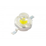 Сверхъяркий светодиод LED 1W White 120 Lm with lens
